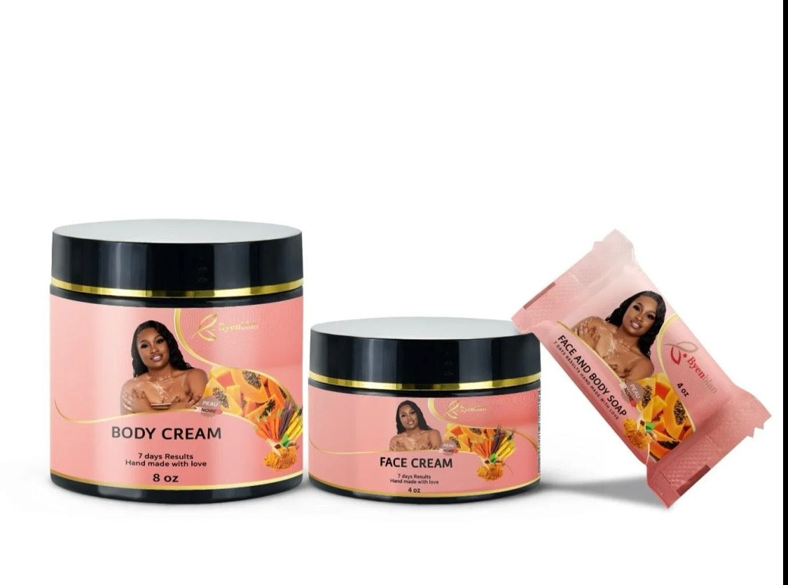Papaya Body Cream Skincare Bundle